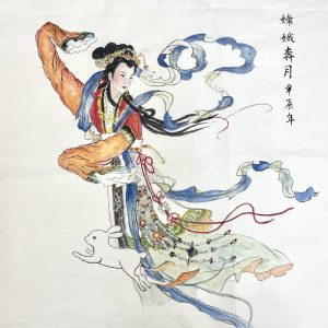 國畫訂製 | 國畫人像 | 觀塘畫室 | 夢心藝術畫室 | 中秋佳節