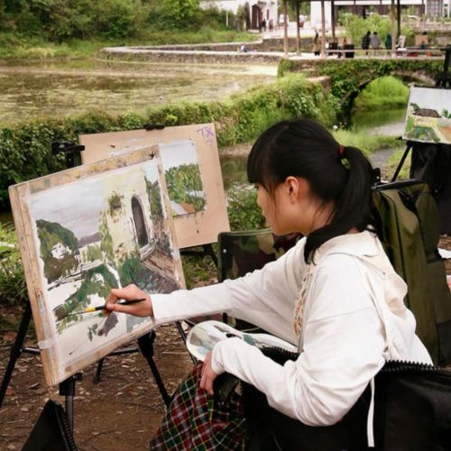 香港寫生班 | 戶外寫生班 | 風景寫生 | 夢心藝術畫室