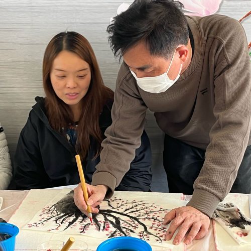 入校藝術, 小學家長水墨畫