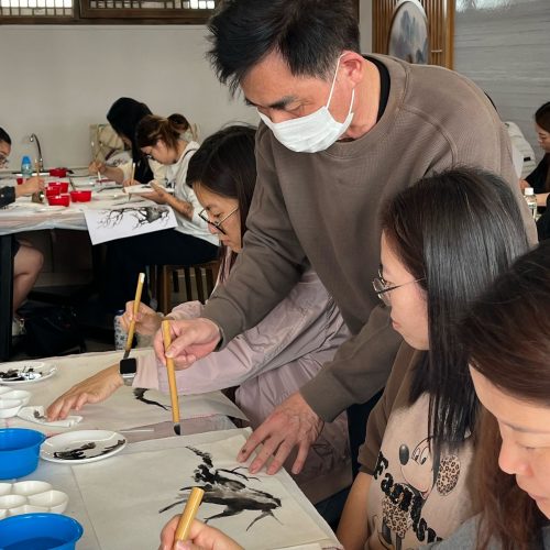 入校藝術, 小學家長水墨畫