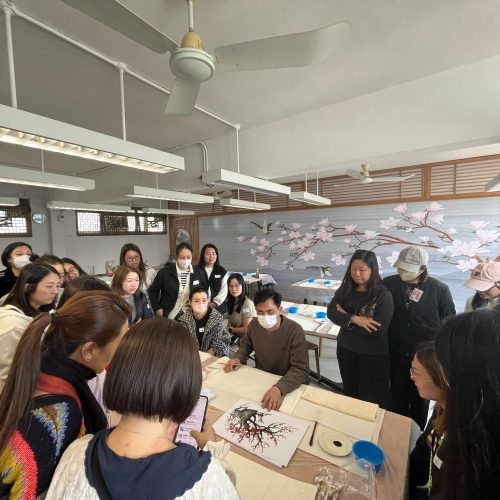 入校藝術, 小學家長水墨畫