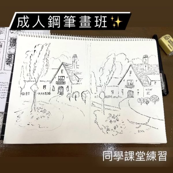 成人鋼筆畫班 | 成人畫班 | 夢心藝術畫室
